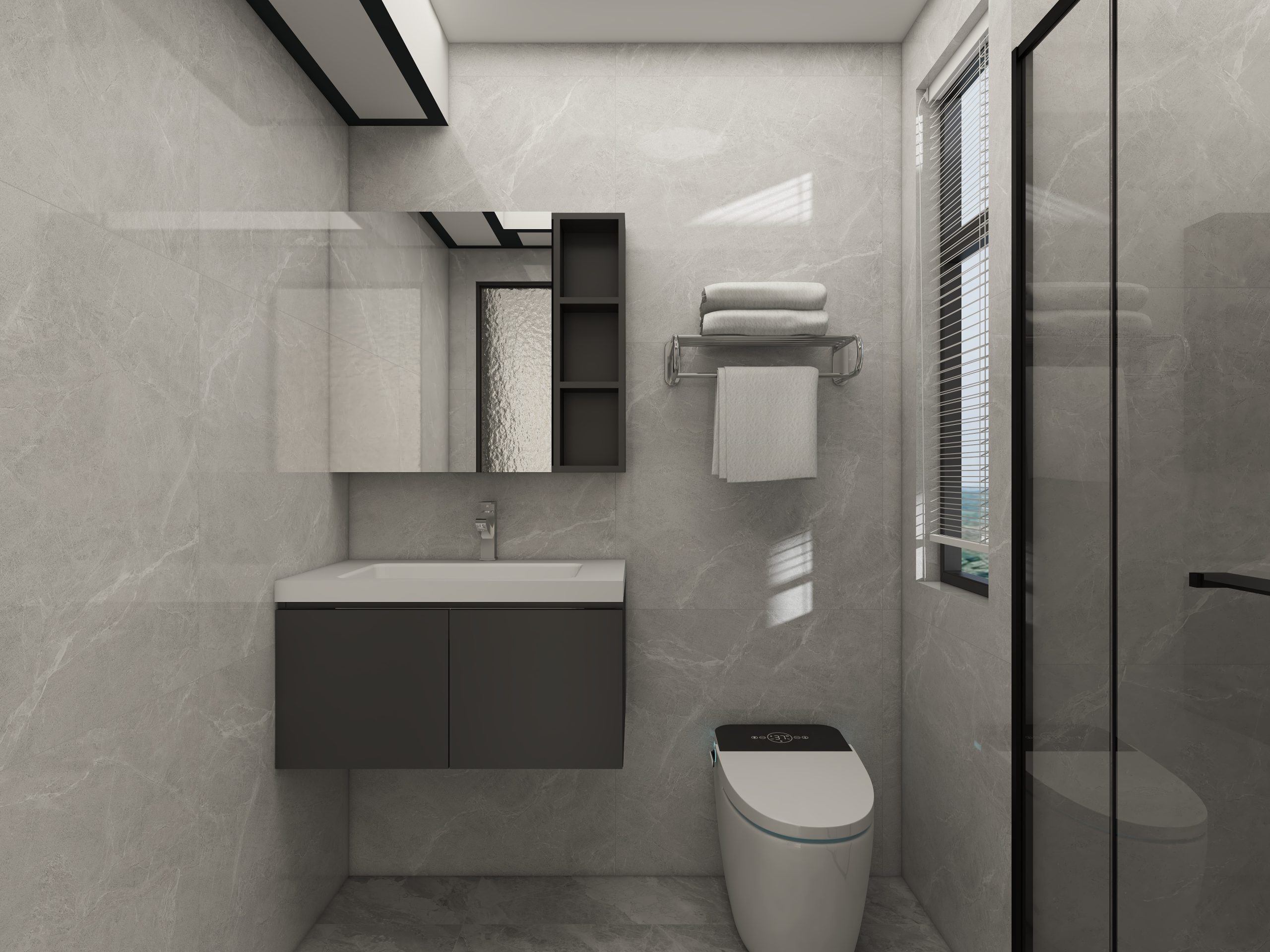 Tampines Green Jade 4-Room  Design C (Kitchen, Master Bedroom, and Bathroom Cabinets)
