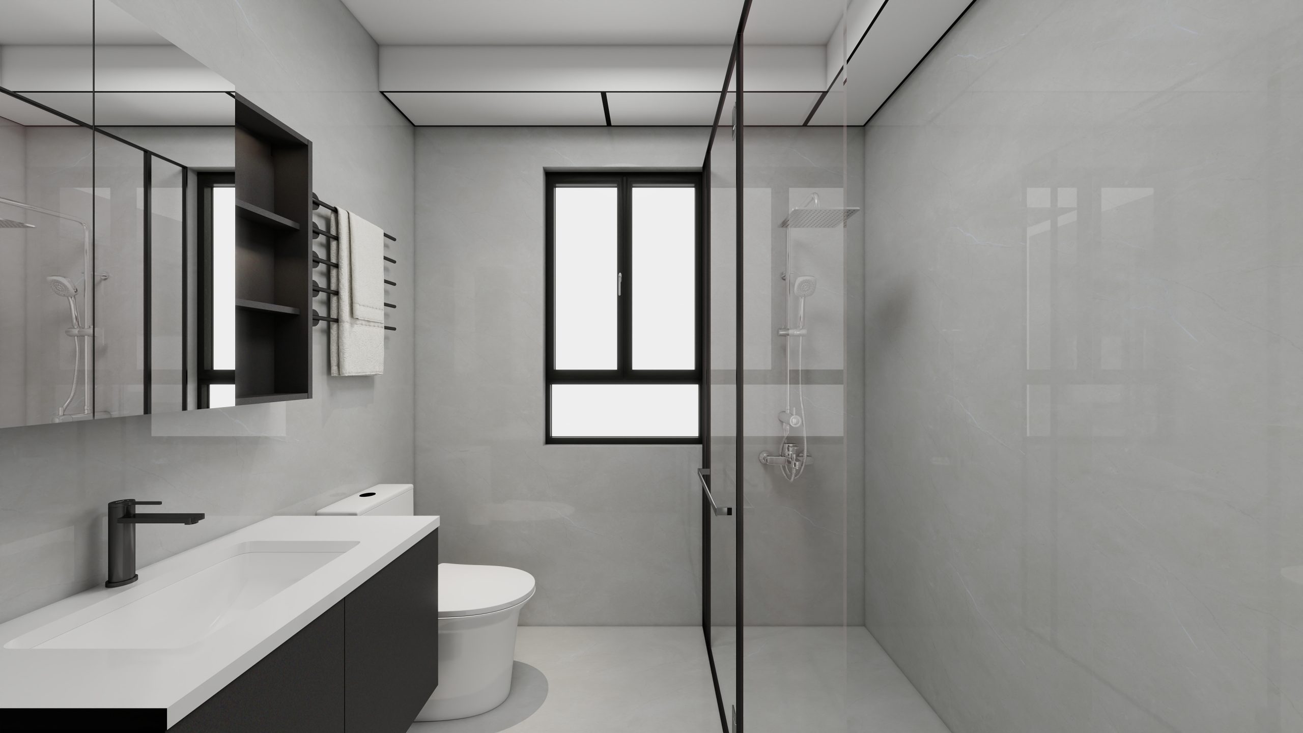 Tampines Green Opal 4-Room Design C (Kitchen, Master Bedroom, and Bathroom Cabinets)