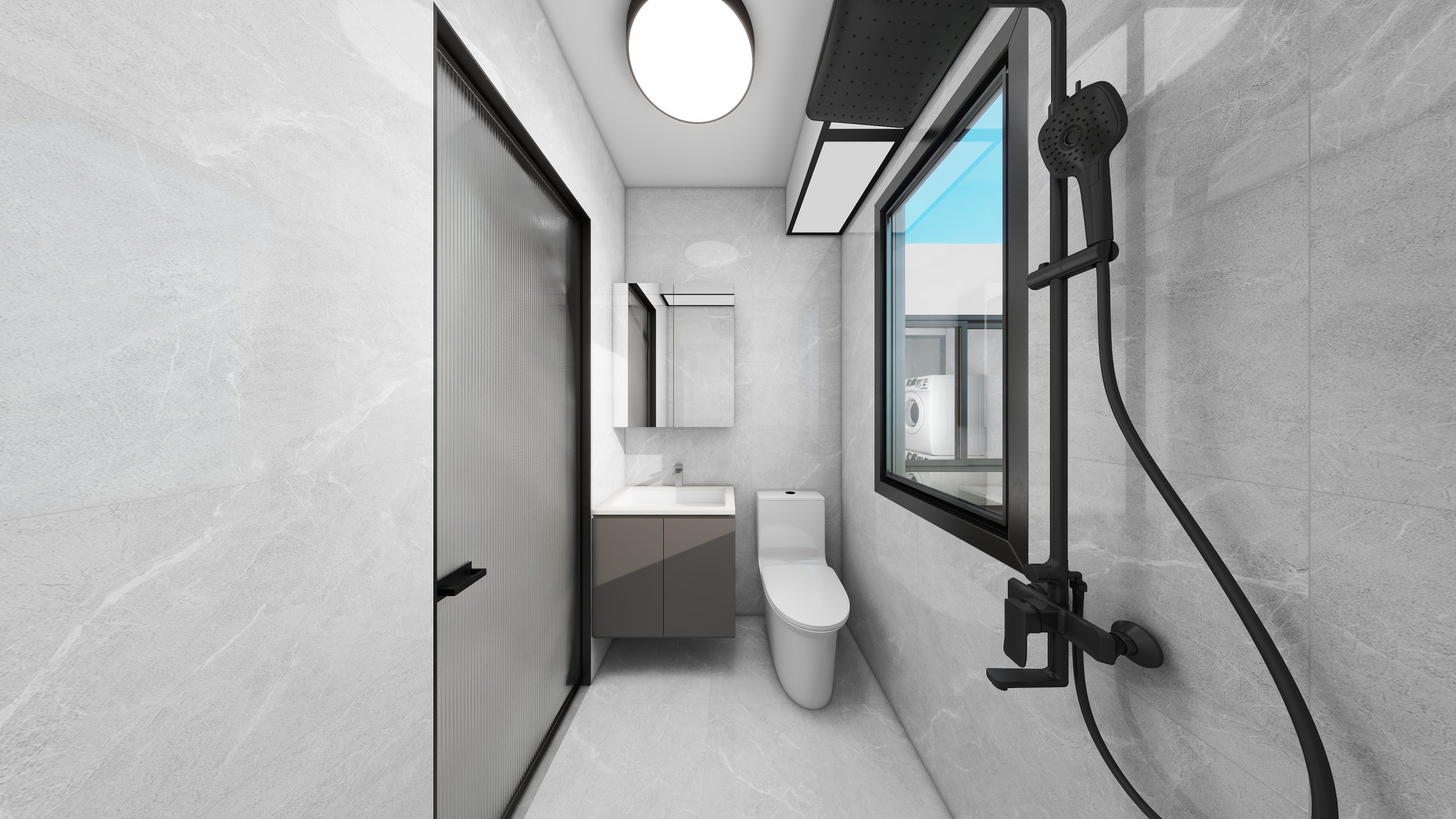 Toa Payoh Ridge 4-Room Type 1 Design C (Kitchen, Master Bedroom, and Bathroom Cabinets)