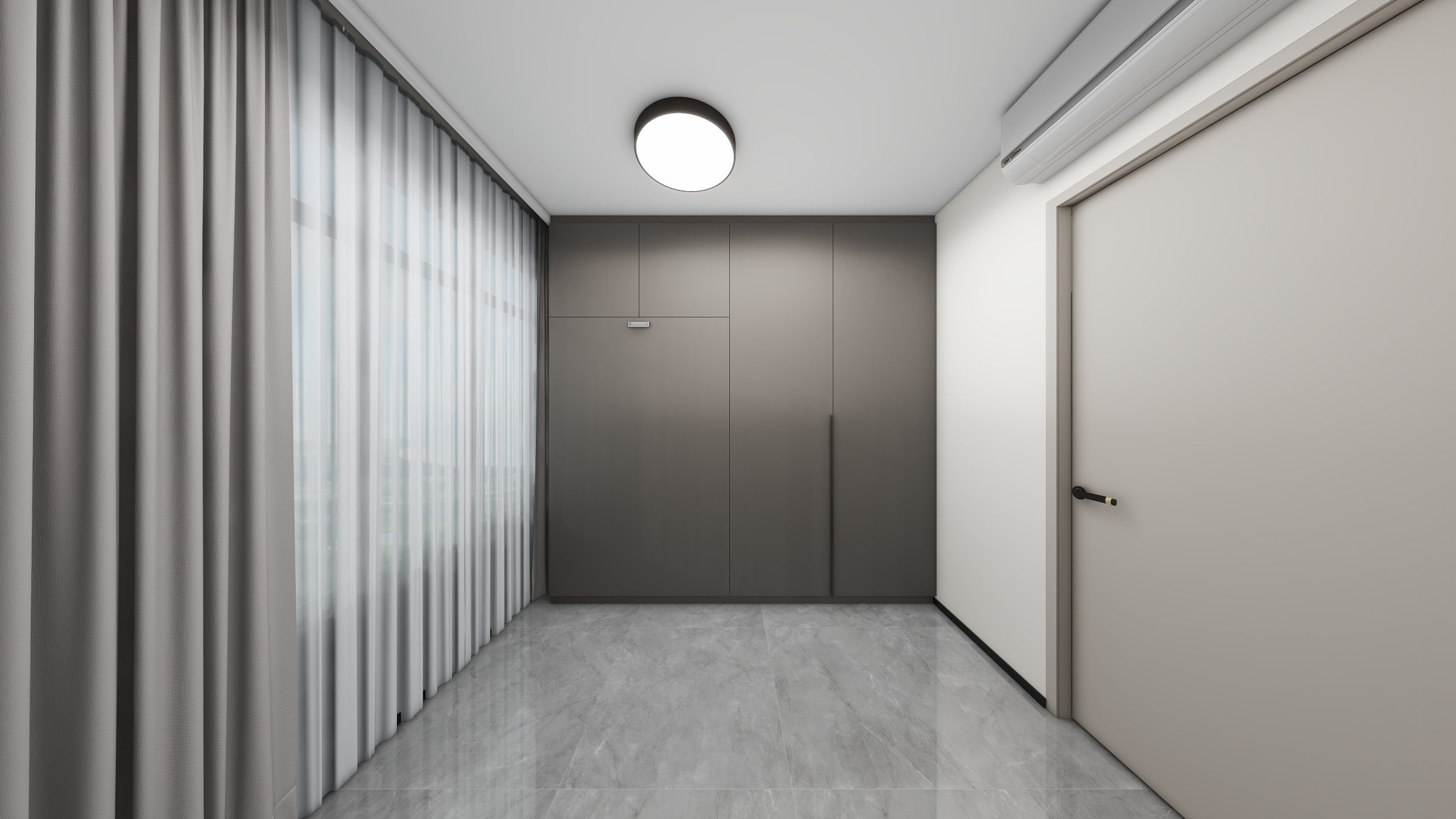 Bedroom 2 Space-Saving Bed with Casement Wardrobe