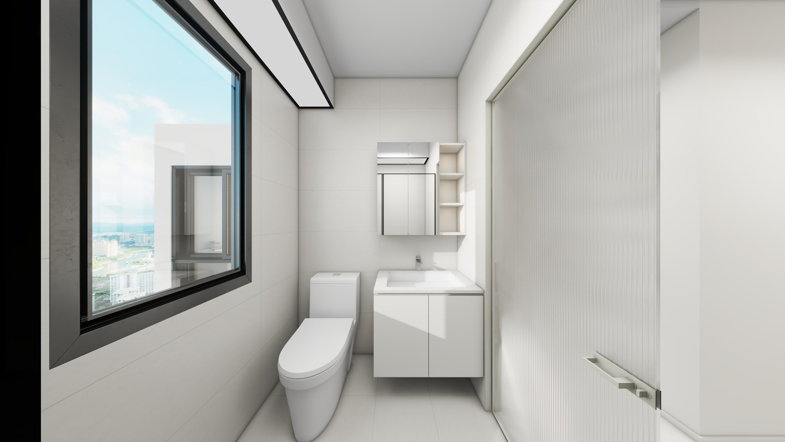 Toa Payoh Ridge 4-Room Type 2 Design A (Kitchen, Master Bedroom, and Bathroom Cabinets)