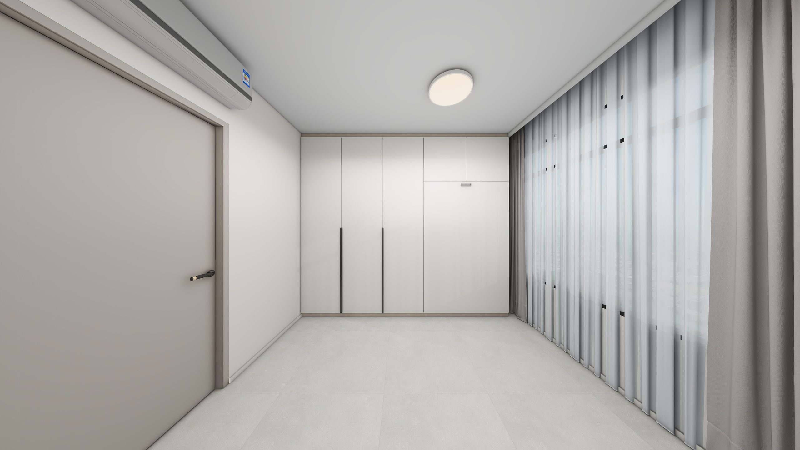 Bedroom 2 Space-Saving Bed with Casement Wardrobe