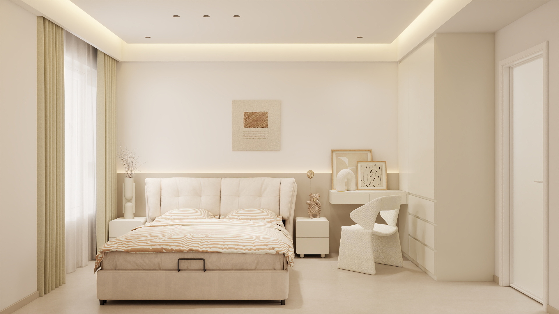 Woodlands Urban Ville 4-Room  Design A (Kitchen, Master Bedroom, and Bathroom Cabinets)