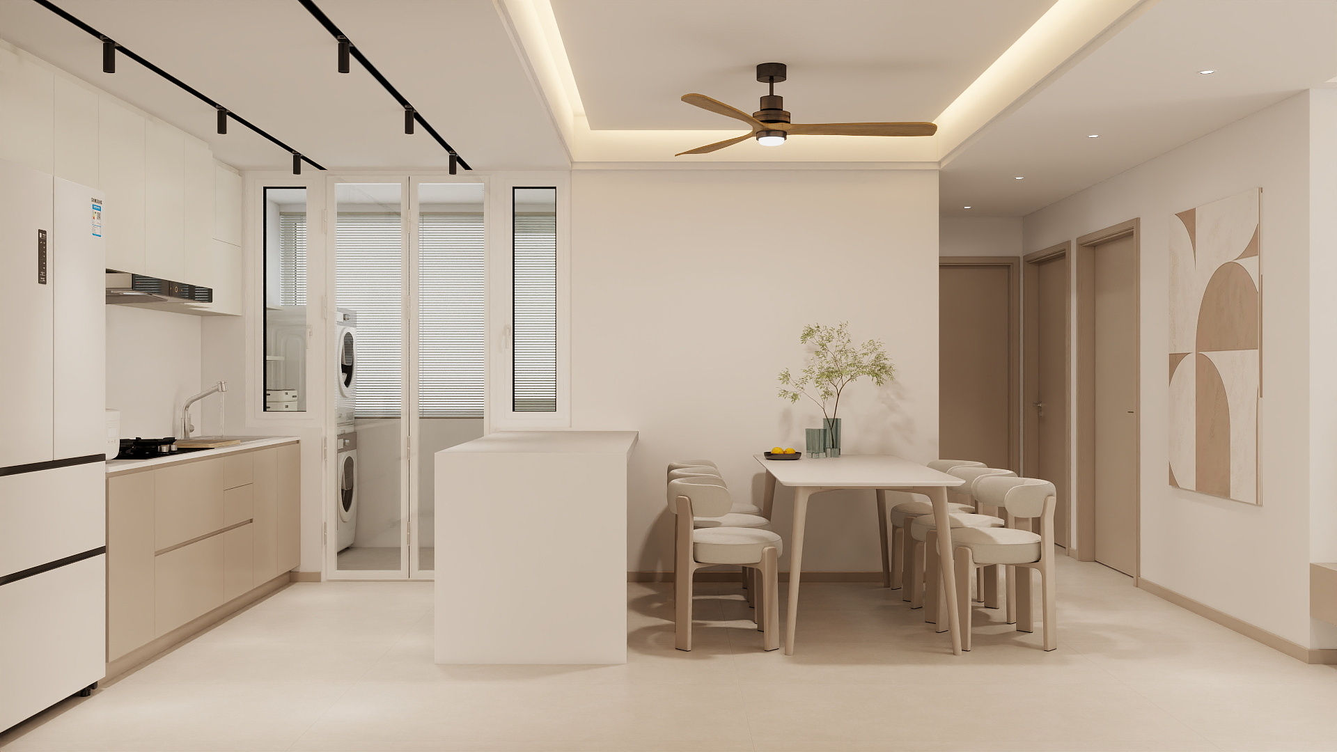 Woodlands Woodgrove Ascent 5-Room  Design A (Kitchen, Master Bedroom, and Bathroom Cabinets)
