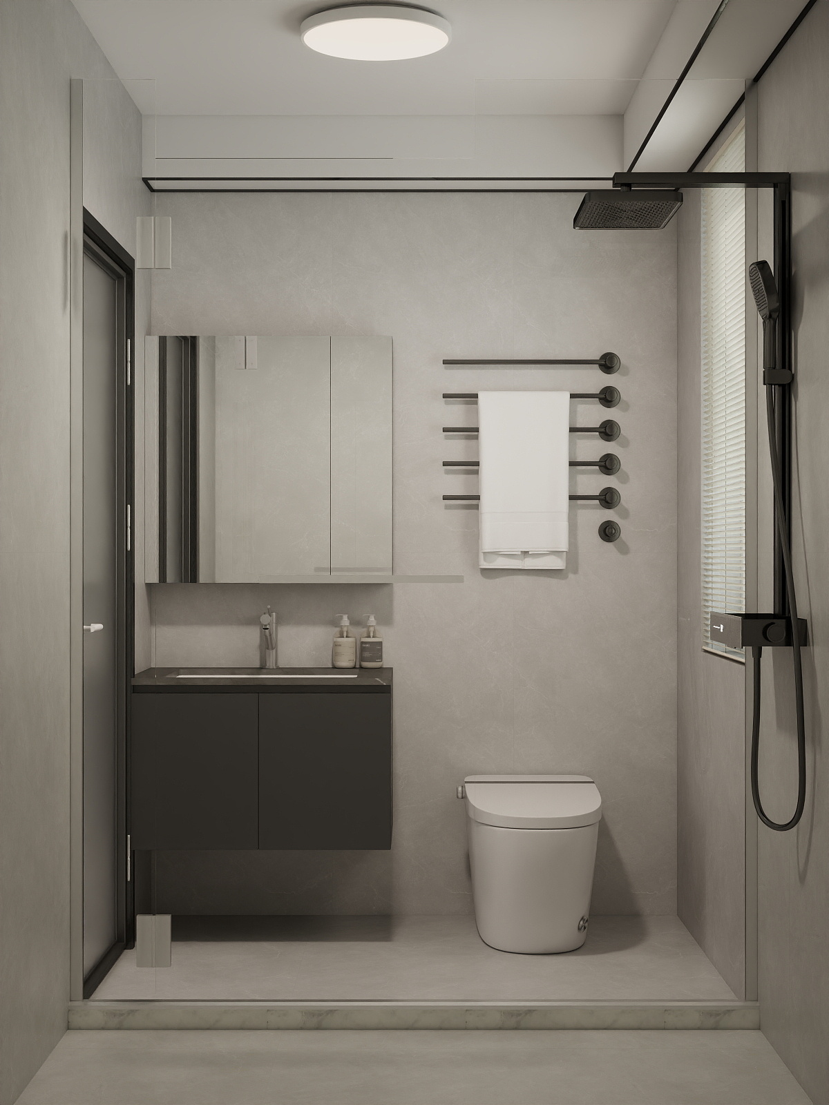 Woodgrove-Ascent-93-C-4.jpg Woodlands Woodgrove Ascent 4-Room Design C (Kitchen, Master Bedroom, and Bathroom Cabinets)