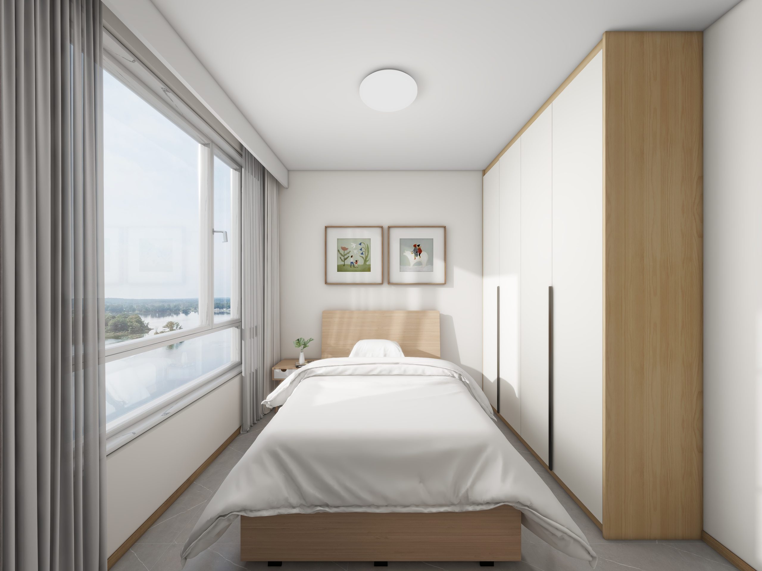 Woodgrove Edge 2-Room Design B (Kitchen, Master Bedroom, and Bathroom Cabinets)